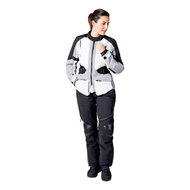 iXS Damen Tourster-STX 1.0 Laminatjacke hellgrau-grau