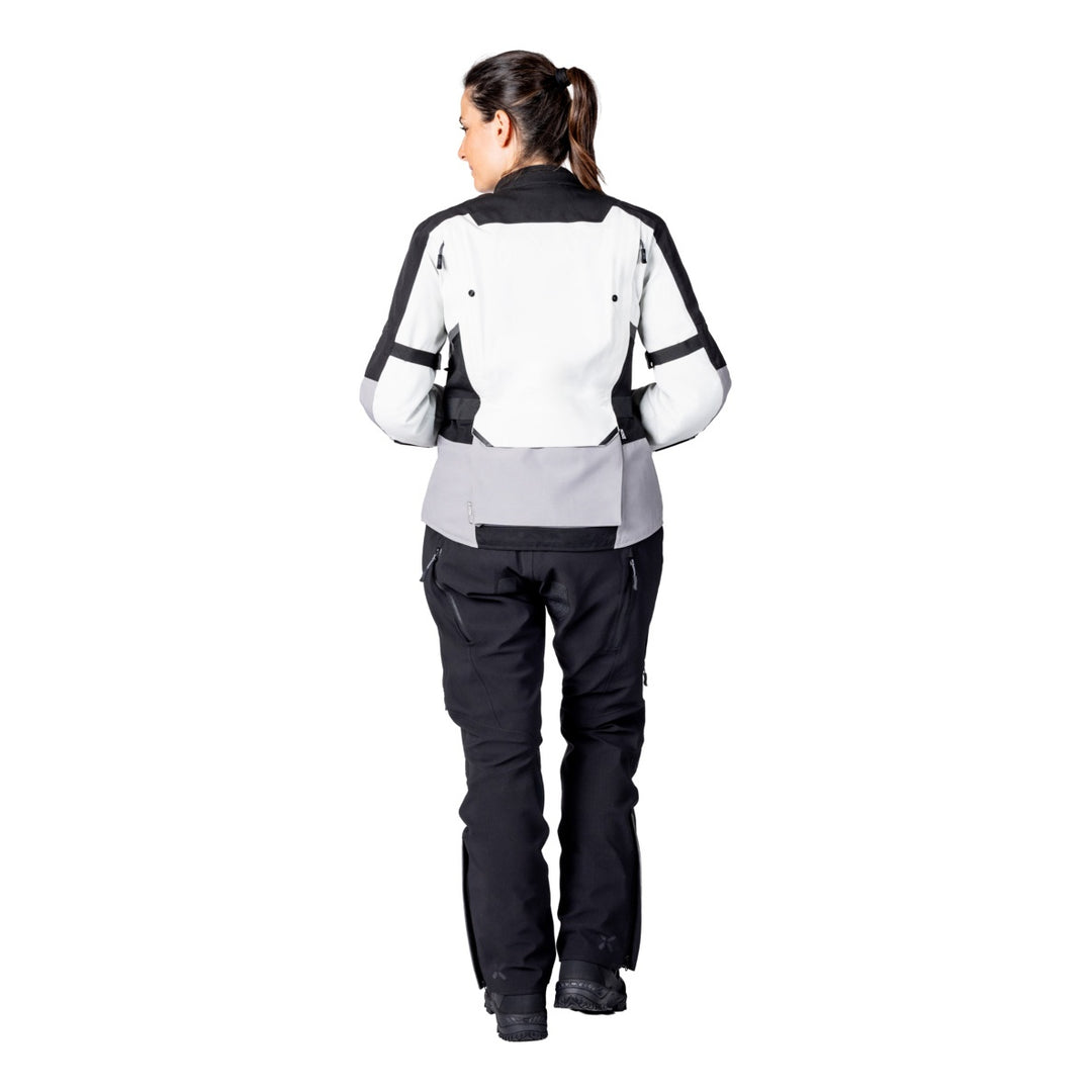 iXS Damen Tourster-STX 1.0 Laminatjacke hellgrau-grau