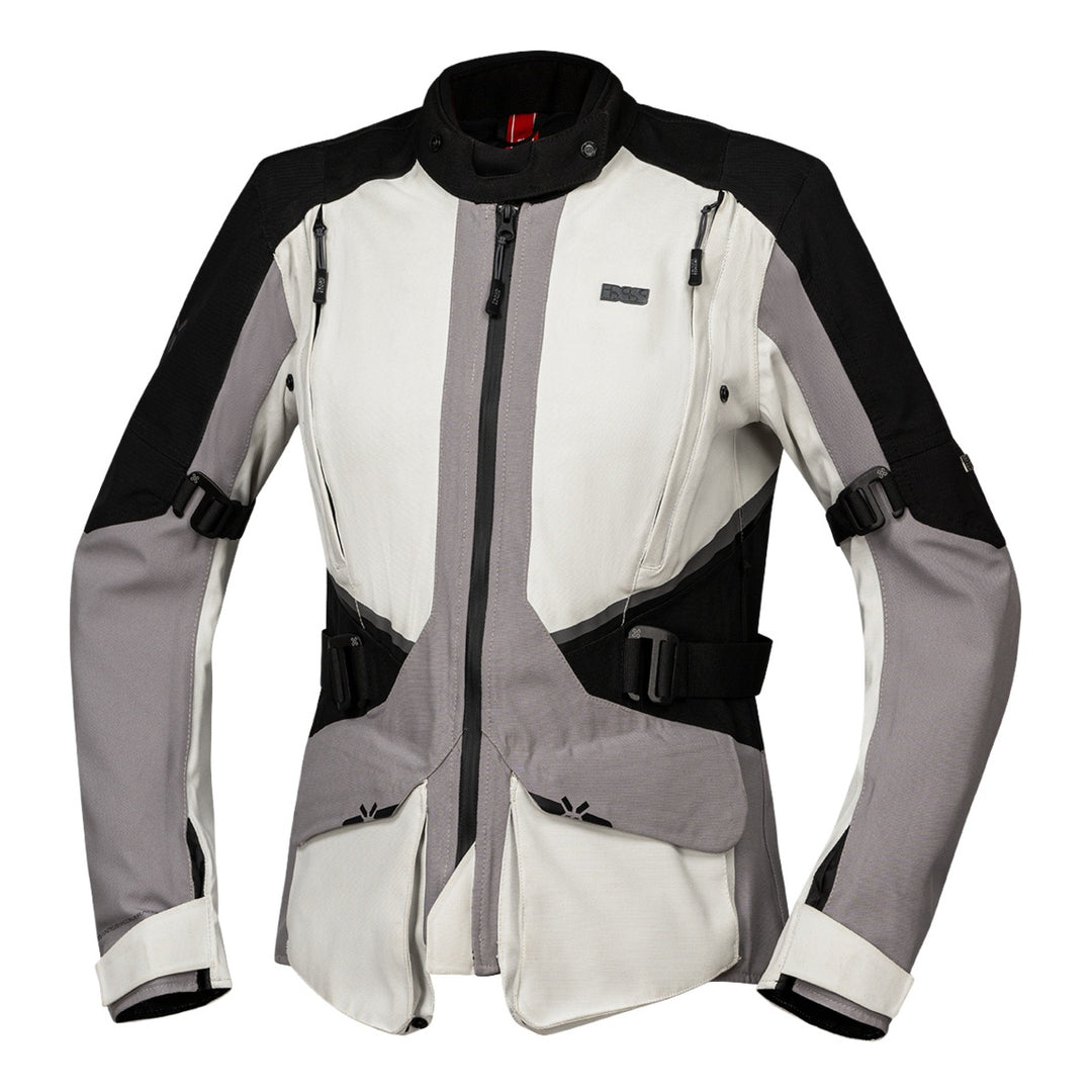 iXS Damen Tourster-STX 1.0 Laminatjacke hellgrau-grau