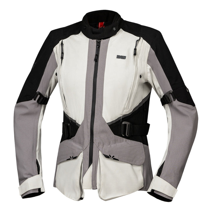 iXS Damen Tourster-STX 1.0 Laminatjacke hellgrau-grau