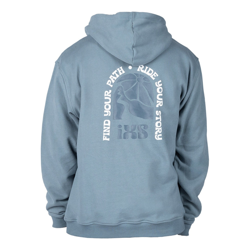 iXS Graphic 1.0 Hoodie blau grau