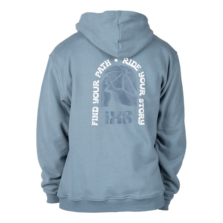 iXS Graphic 1.0 Hoodie blau grau