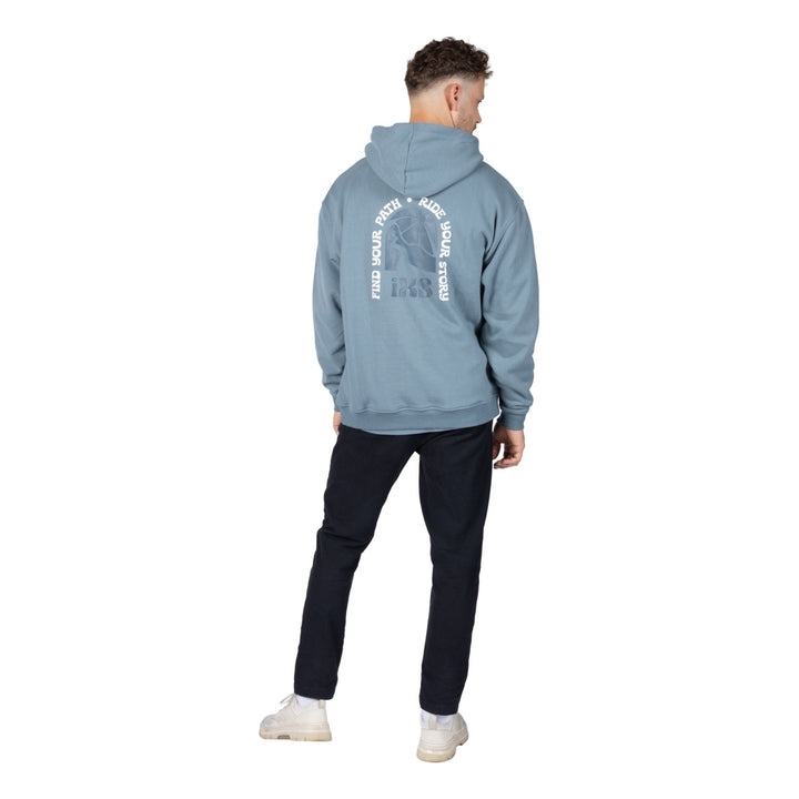 iXS Graphic 1.0 Hoodie blau grau