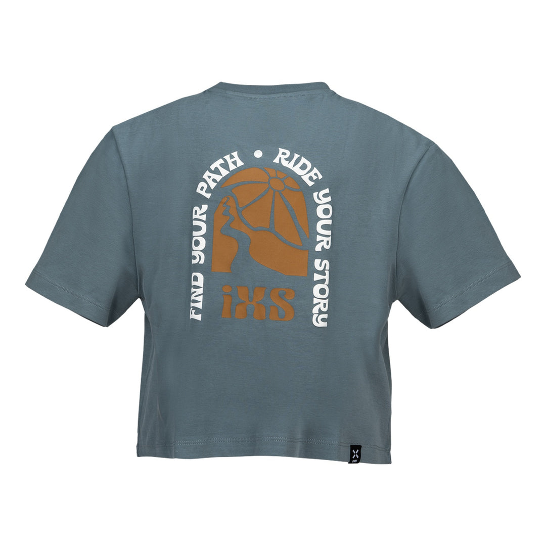 iXS Graphic 1.0 WMS Tee blau grau