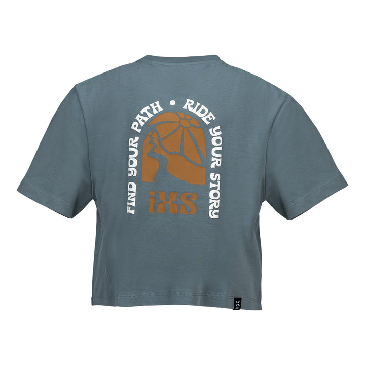iXS Graphic 1.0 WMS Tee blau grau