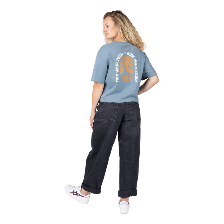 iXS Graphic 1.0 WMS Tee blau grau