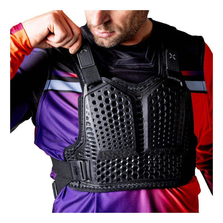 iXS Hex Pull-Over Protektoren Weste schwarz