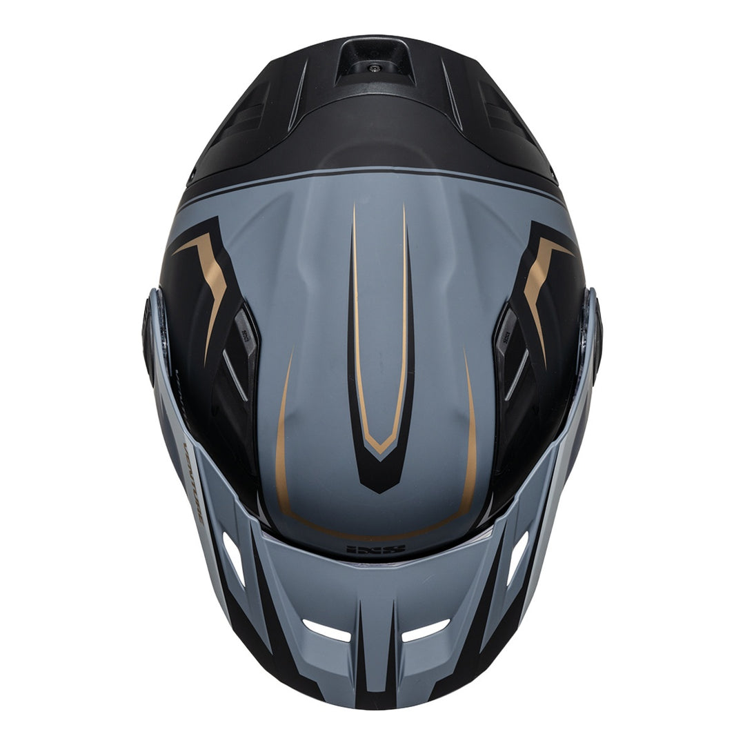 iXS Klapphelm Venture 1.0 MIPS matt schwarz-gold