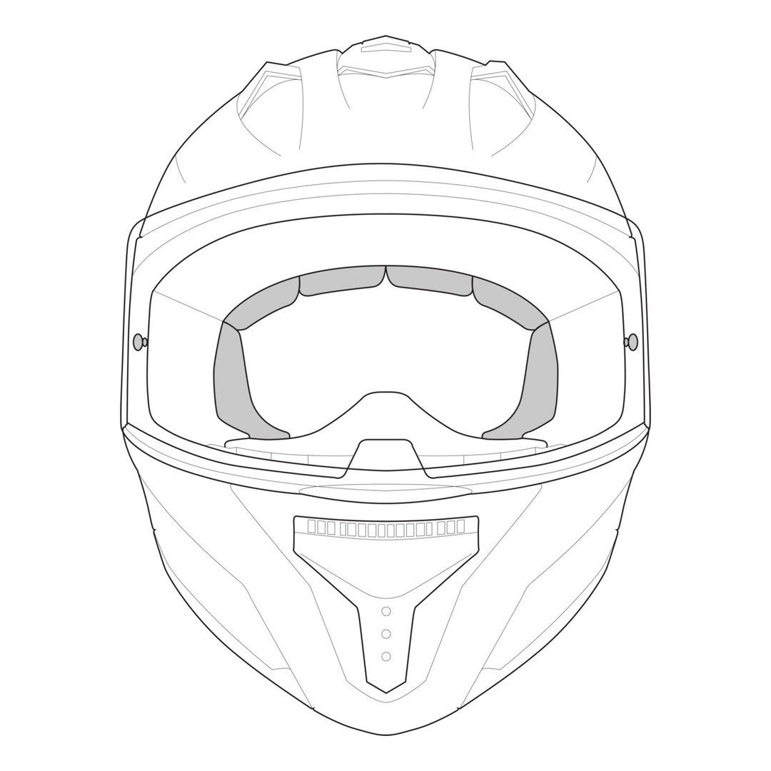 iXS iXS Rapid 1.0 FF Helmfutter 