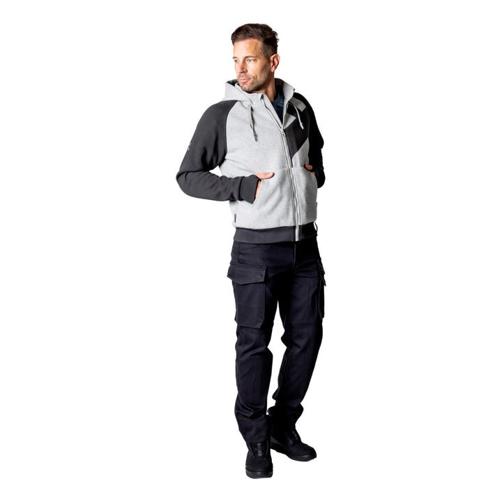 iXS Rapid 1.0 Hoodie cool grau-dunkelgrau
