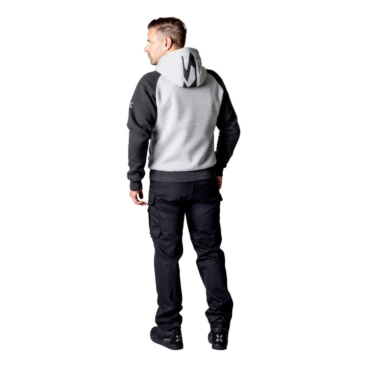 iXS Rapid 1.0 Hoodie cool grau-dunkelgrau