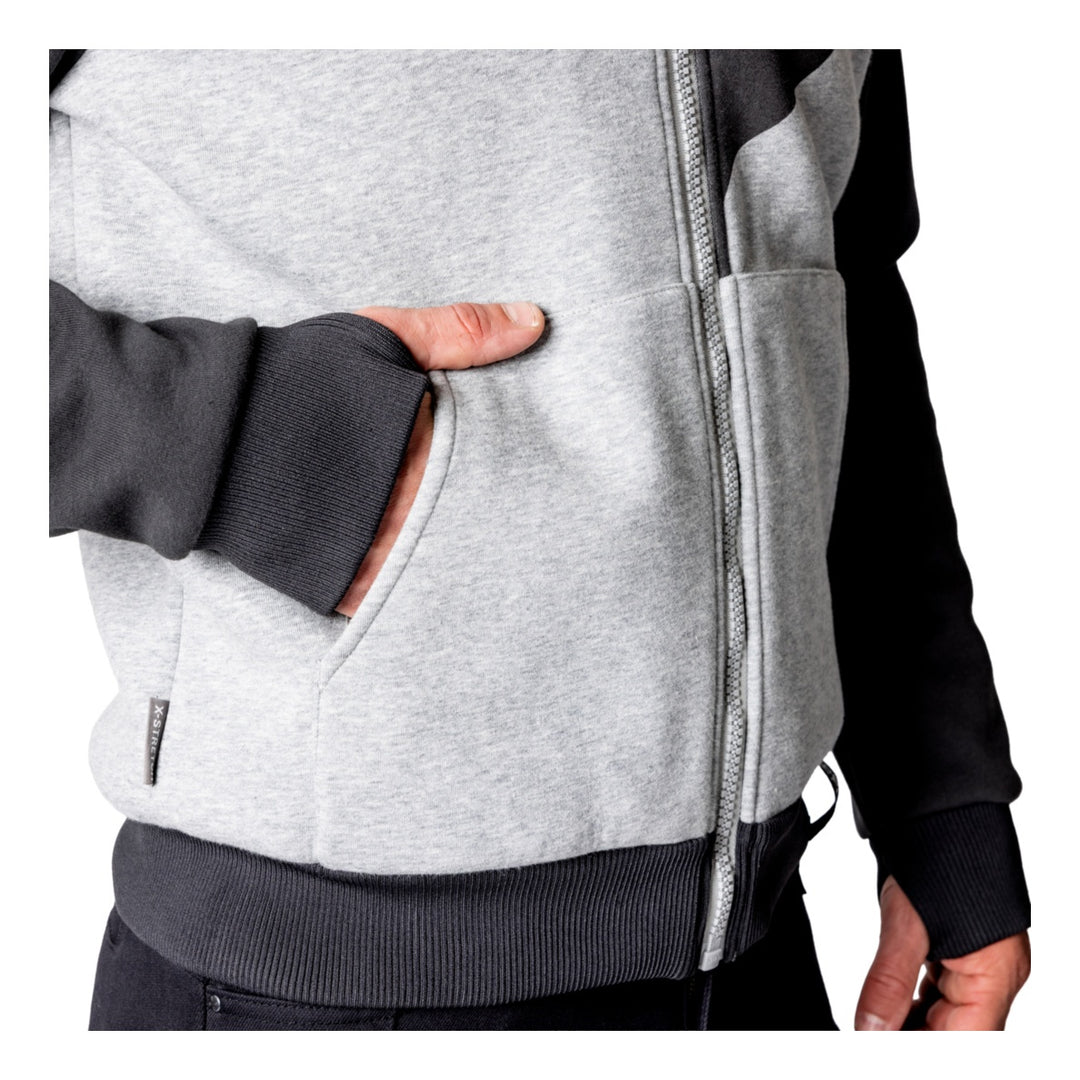 iXS Rapid 1.0 Hoodie cool grau-dunkelgrau