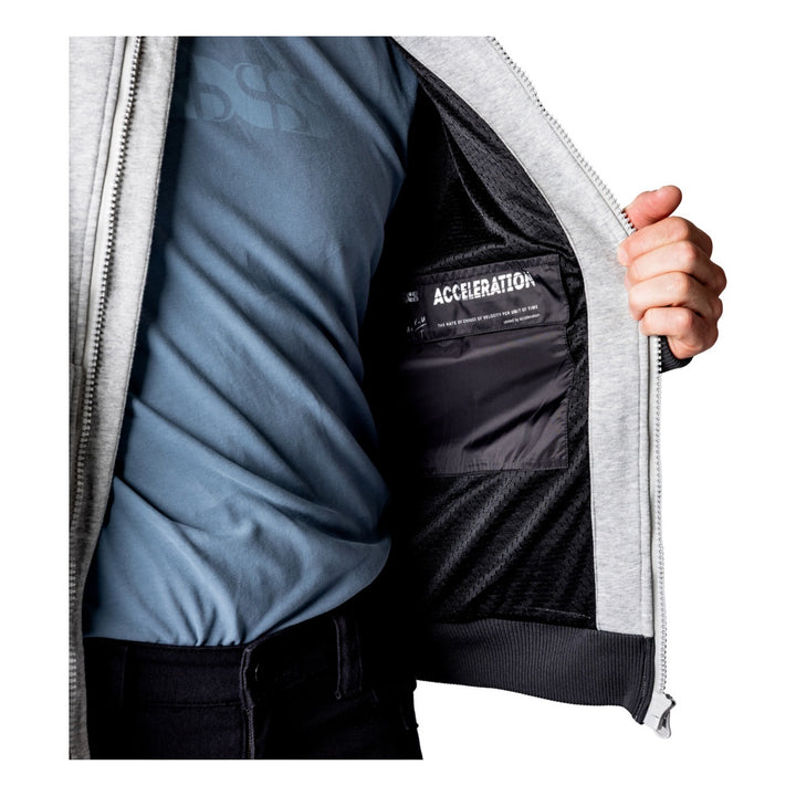 iXS Rapid 1.0 Hoodie cool grau-dunkelgrau