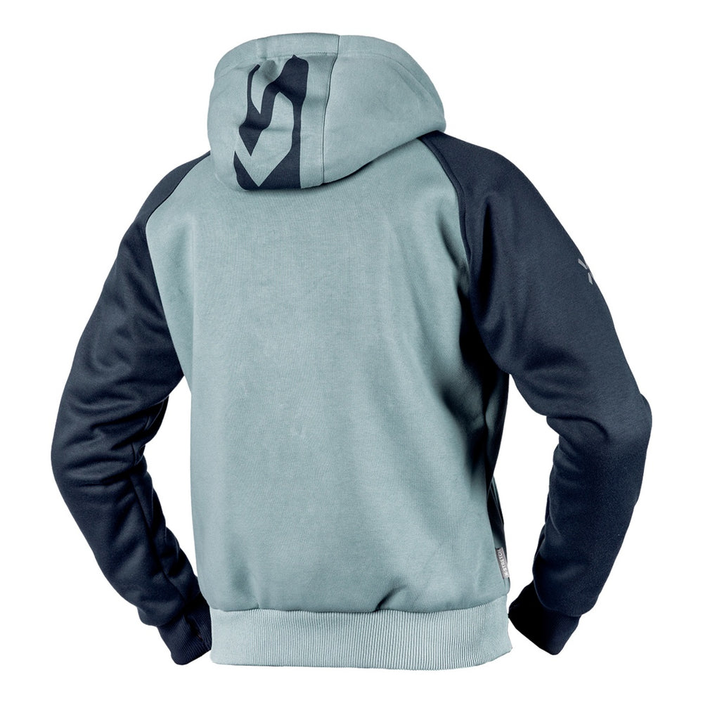 iXS Rapid 1.0 Hoodie dunkelblau-blau grau
