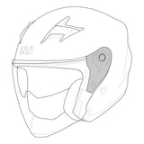 iXS iXS Rapid 1.0 OF Helm Visiermechanik schwarz