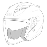 iXS iXS Rapid 1.0 OF Helmfutter 