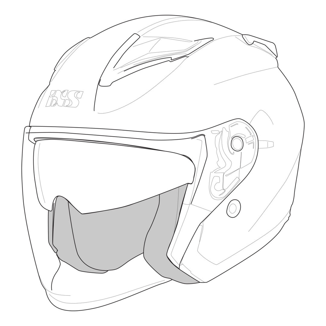iXS iXS Rapid 1.0 OF Wangenpolster 