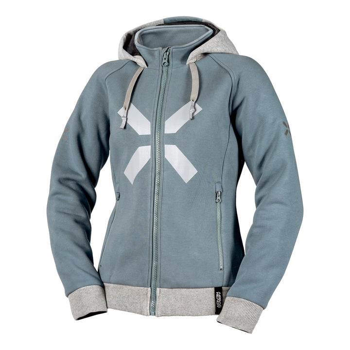 iXS Rapid 1.0 WMS Hoodie blau grau-cool grey