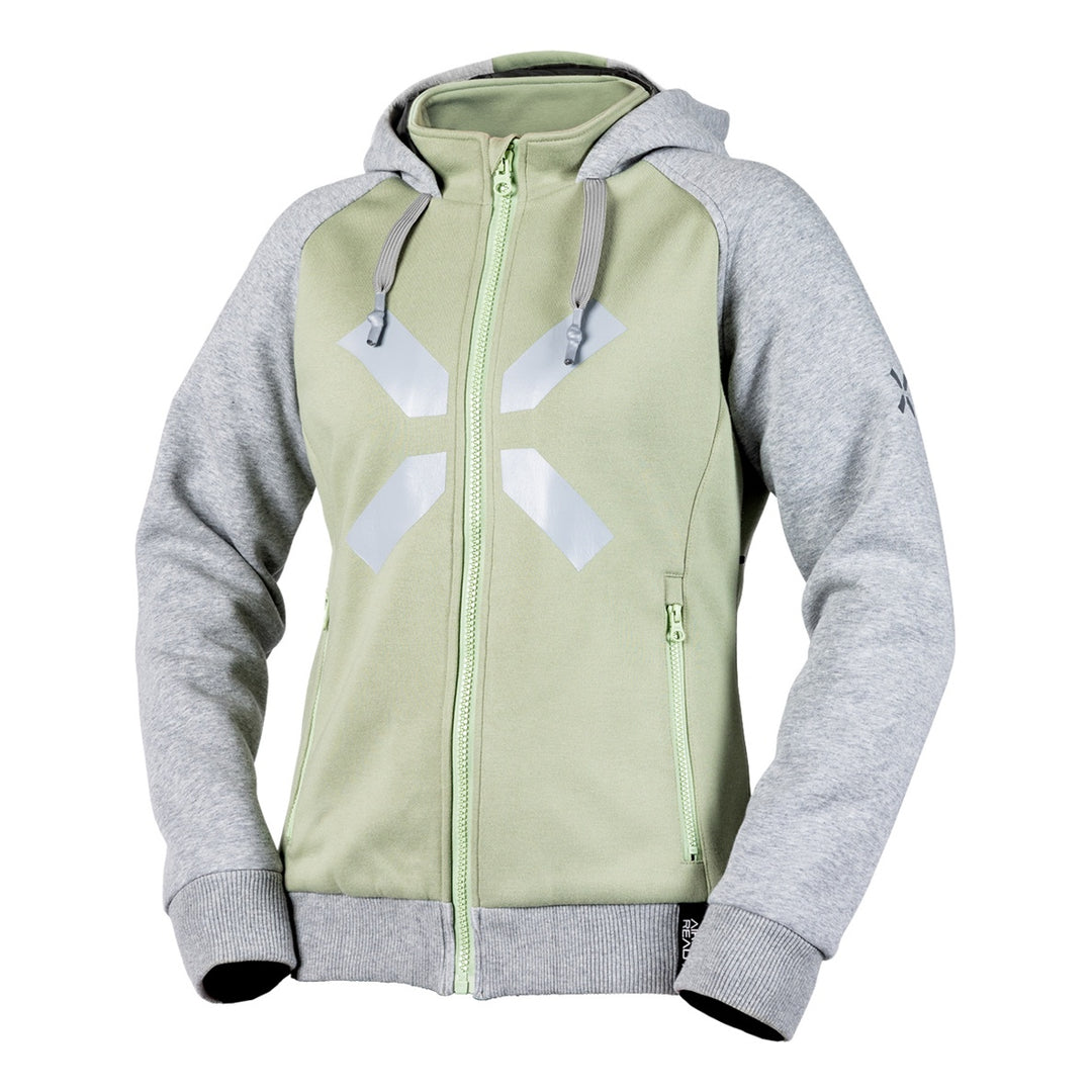 iXS Rapid 1.0 WMS Hoodie hellgrün-cool grey