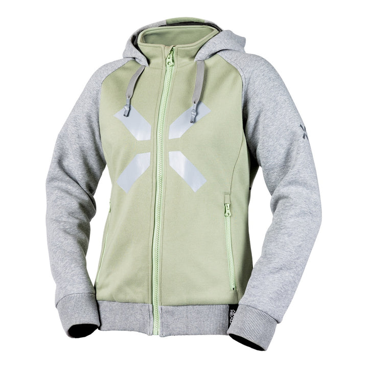 iXS Rapid 1.0 WMS Hoodie hellgrün-cool grey