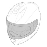 iXS iXS Rapid 2.0 FF Helm Visier clear PLR transparent