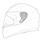 iXS iXS Rapid 2.0 FF Helm Visiermechanik schwarz