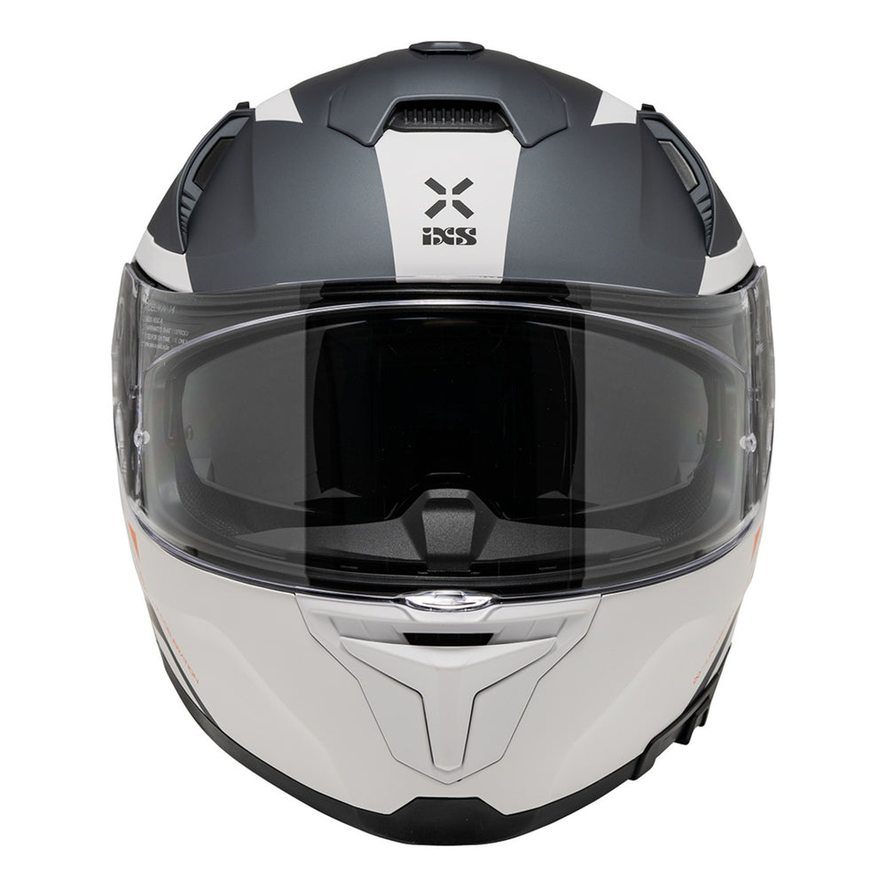 iXS Rapid 2.0 Graphic Integralhelm matt weiss-grau