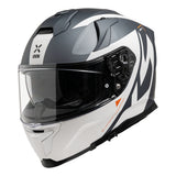 iXS Rapid 2.0 Graphic Integralhelm matt weiss-grau