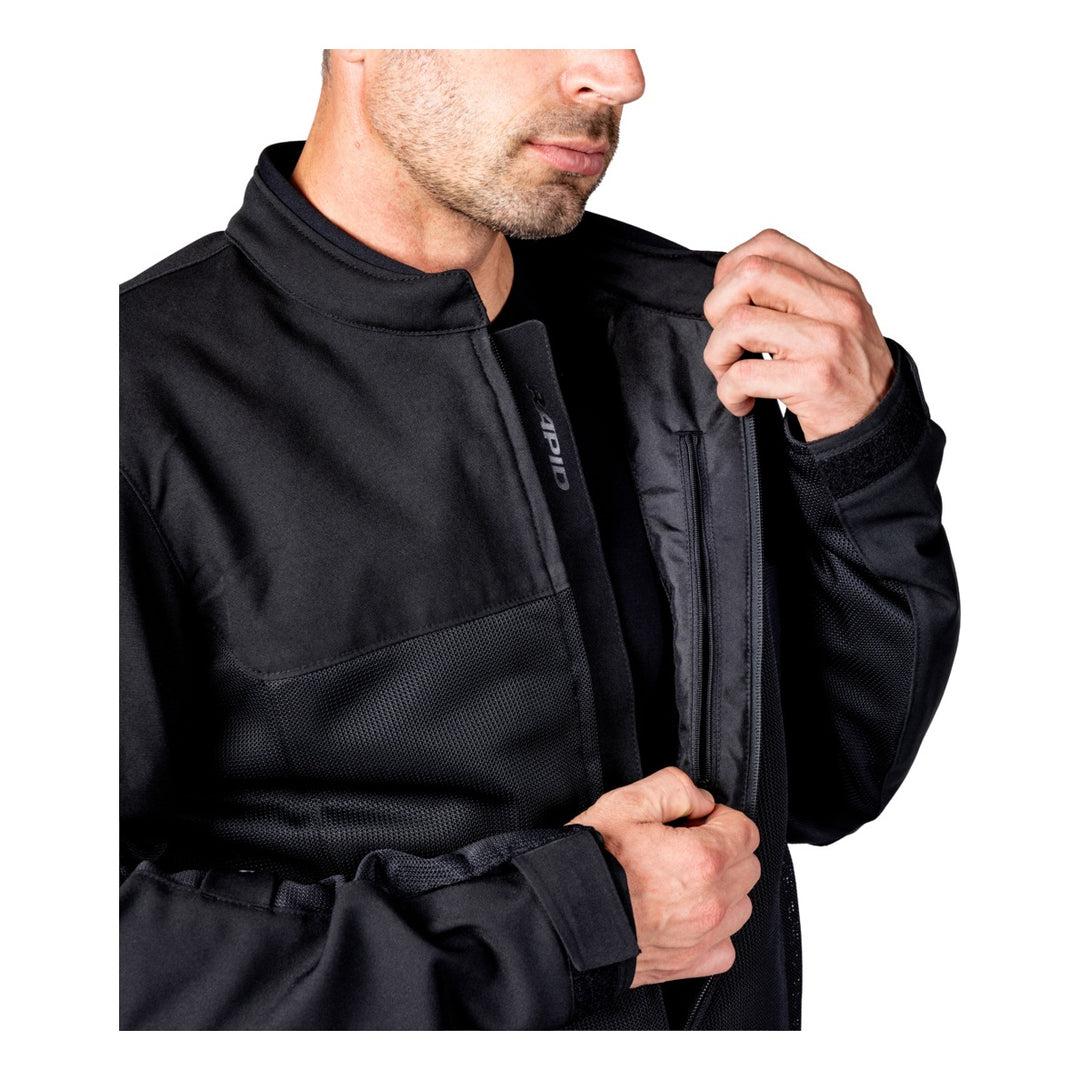 iXS Rapid-BigAir 1.0 Jacke schwarz