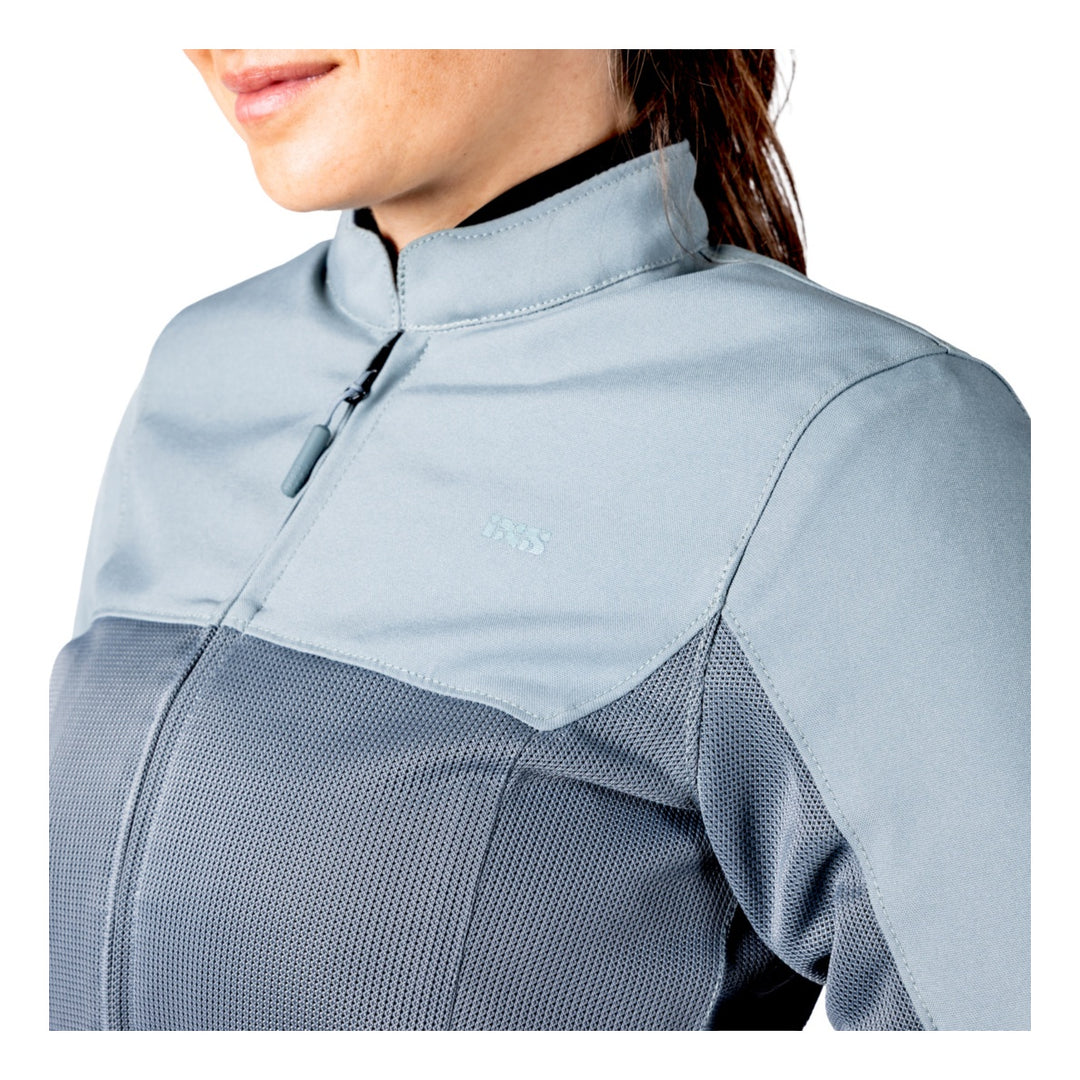 iXS Rapid-BigAir 1.0 WMS Jacke blau grau