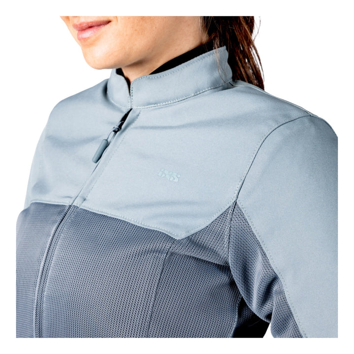 iXS Rapid-BigAir 1.0 WMS Jacke blau grau