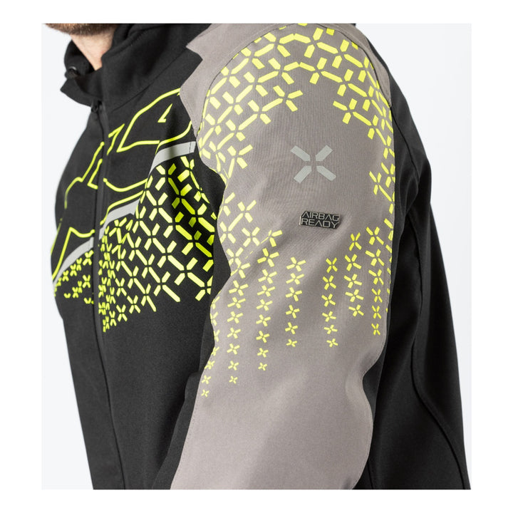iXS Rapid-STX 1.0 Laminatjacke anthrazit-lime