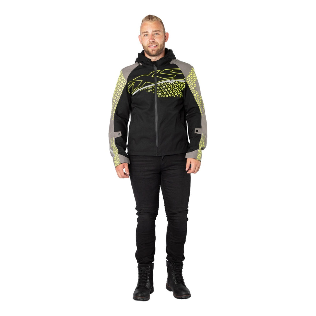 iXS Rapid-STX 1.0 Laminatjacke anthrazit-lime