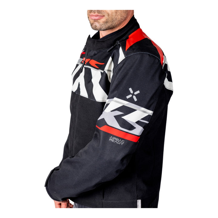 iXS Rapid-STX 2.1 Laminatjacke schwarz-rot-grau