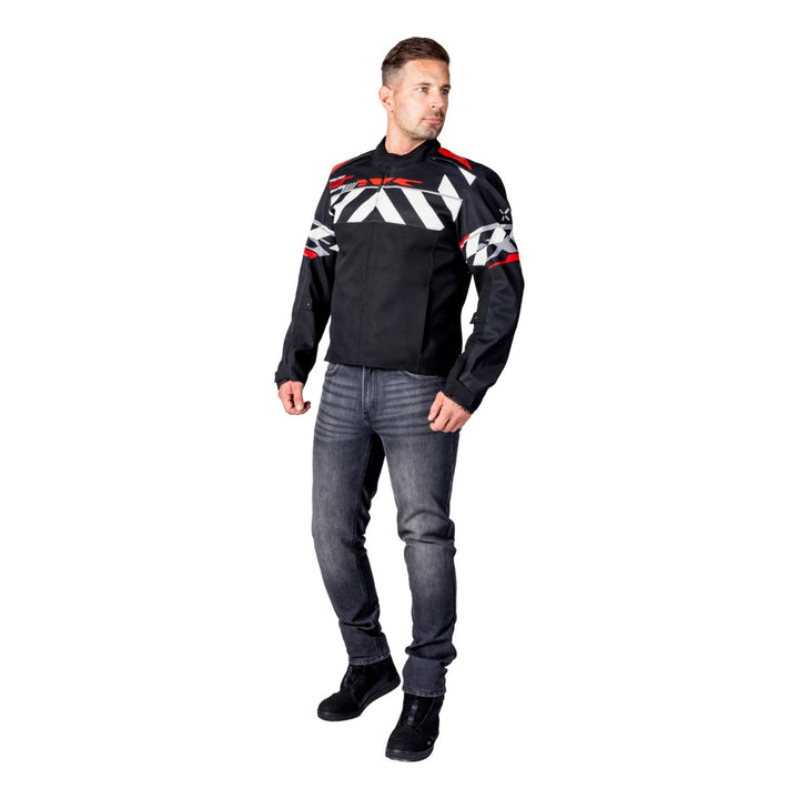 iXS Rapid-STX 2.1 Laminatjacke schwarz-rot-grau