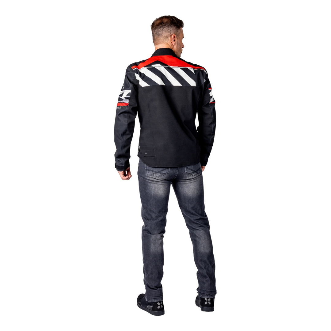 iXS Rapid-STX 2.1 Laminatjacke schwarz-rot-grau
