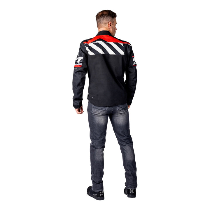 iXS Rapid-STX 2.1 Laminatjacke schwarz-rot-grau