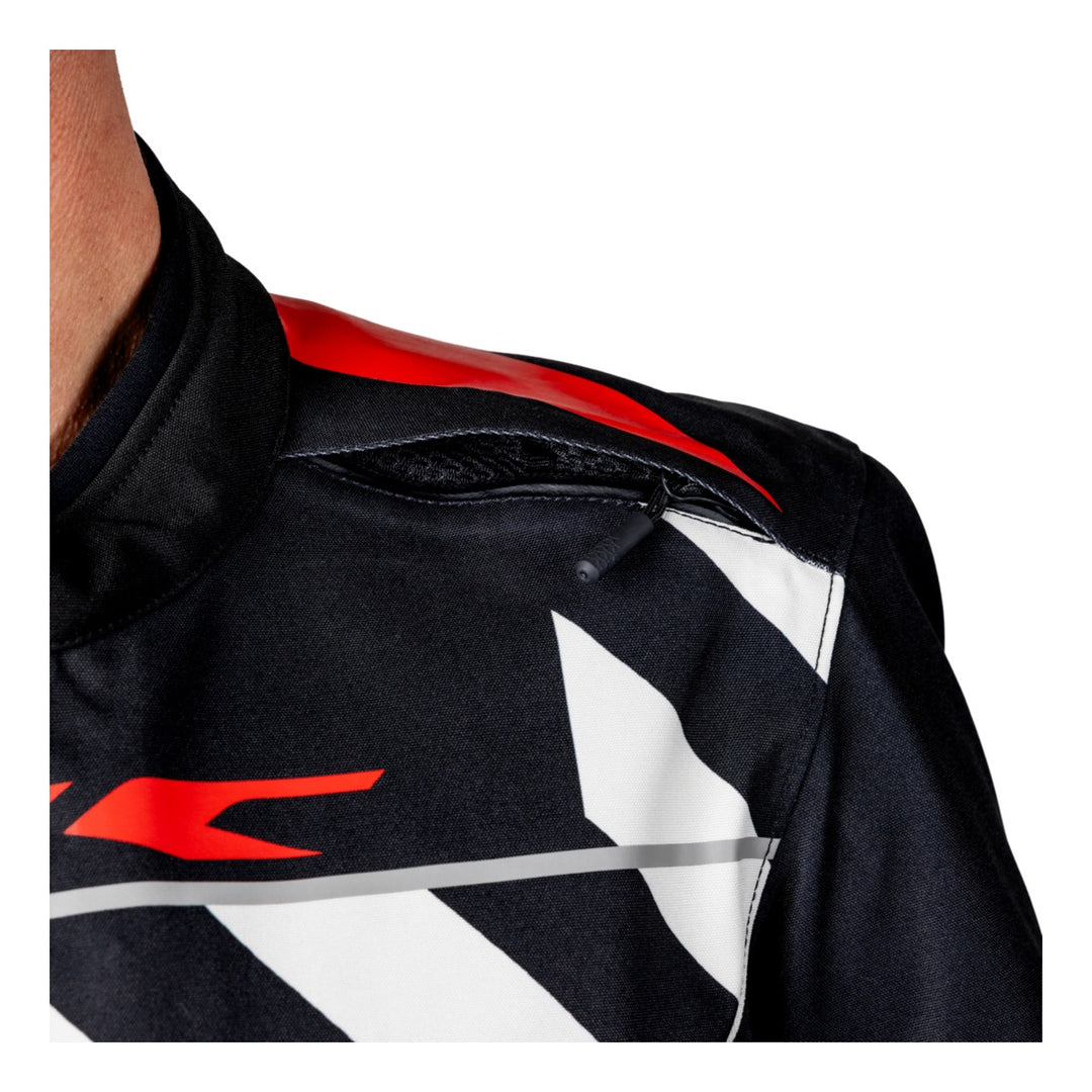 iXS Rapid-STX 2.1 Laminatjacke schwarz-rot-grau