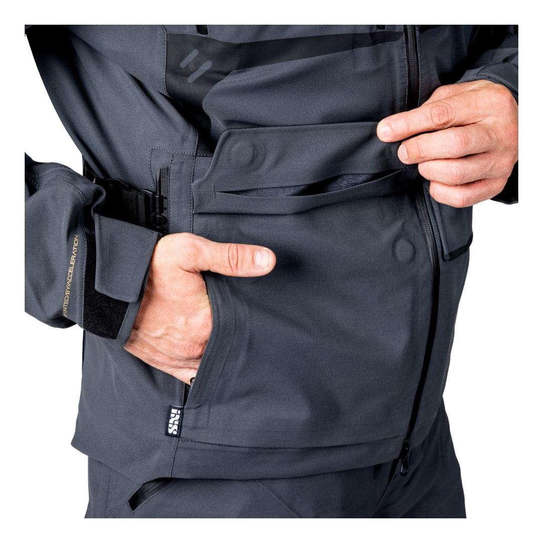 iXS Tourster-GTX 1.0 Laminatjacke dunkelgrau