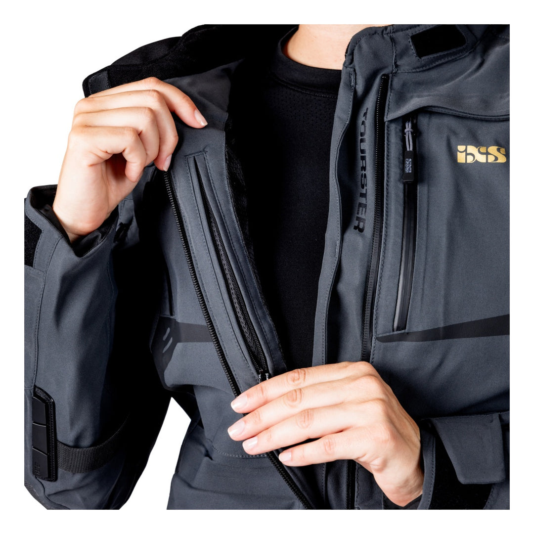 iXS Tourster-GTX 1.0 WMS Laminatjacke dunkelgrau