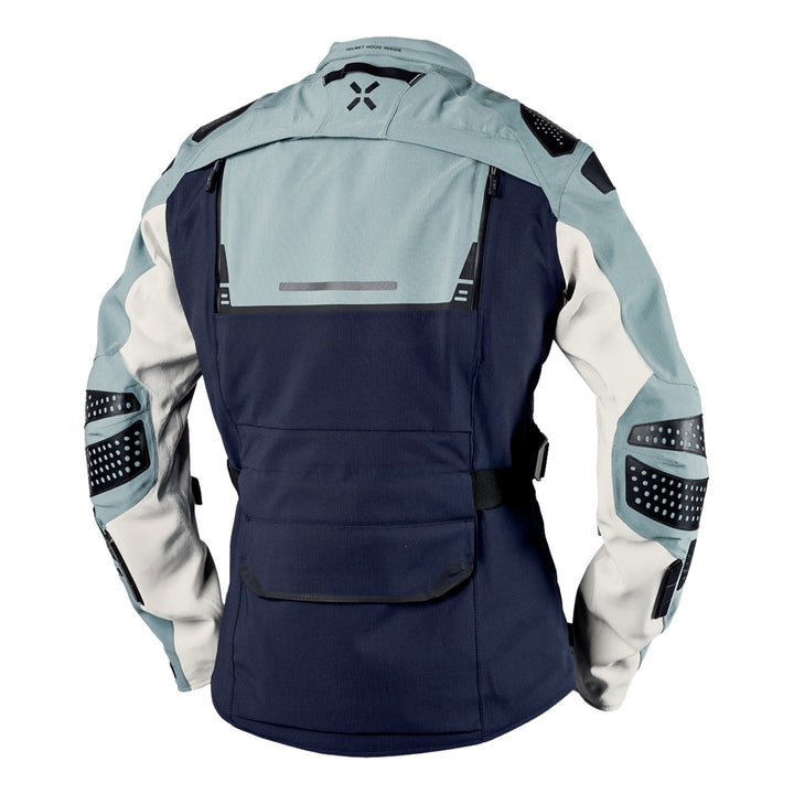 iXS Tourster-STX 2.0 Laminatjacke dunkelblau-blau grau-cool grau