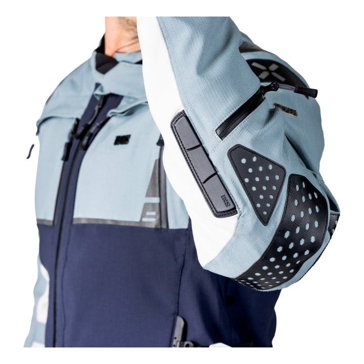 iXS Tourster-STX 2.0 Laminatjacke dunkelblau-blau grau-cool grau