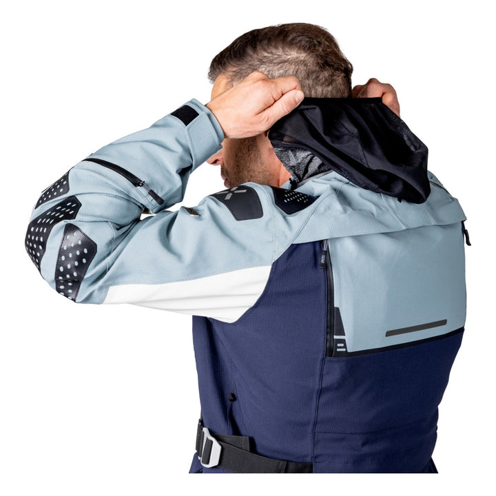 iXS Tourster-STX 2.0 Laminatjacke dunkelblau-blau grau-cool grau