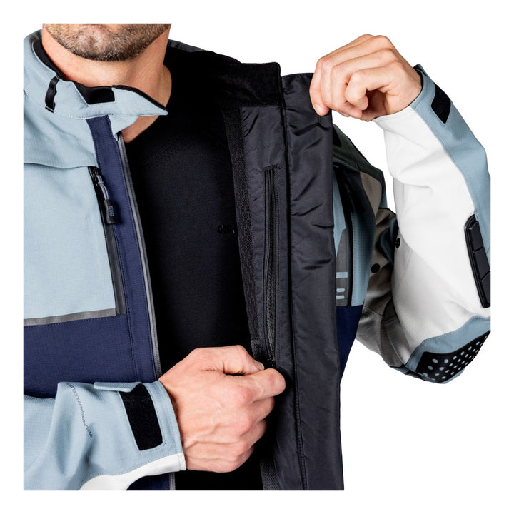 iXS Tourster-STX 2.0 Laminatjacke dunkelblau-blau grau-cool grau
