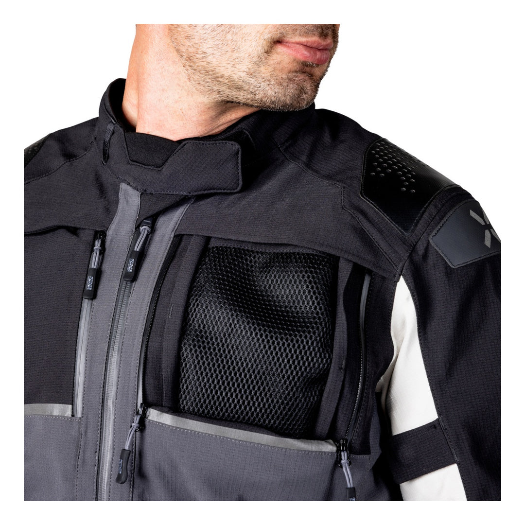 iXS Tourster-STX 2.0 Laminatjacke dunkelgrau-schwarz-cool grau