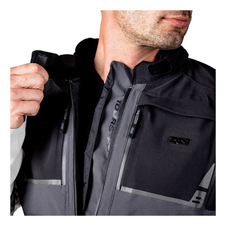 iXS Tourster-STX 2.0 Laminatjacke dunkelgrau-schwarz-cool grau