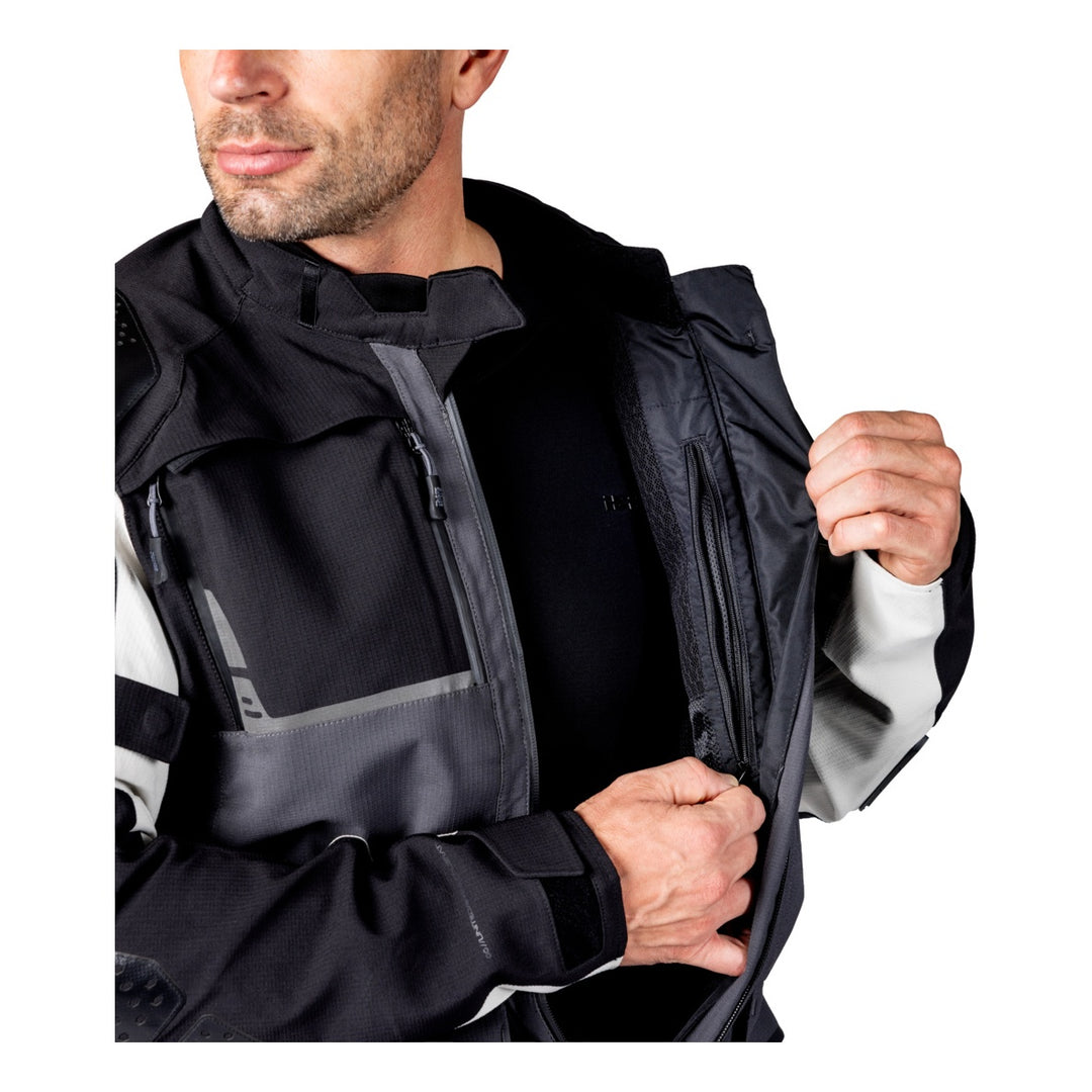 iXS Tourster-STX 2.0 Laminatjacke dunkelgrau-schwarz-cool grau