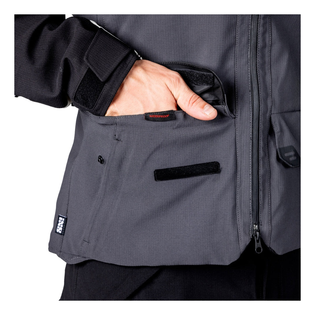 iXS Tourster-STX 2.0 Laminatjacke dunkelgrau-schwarz-cool grau