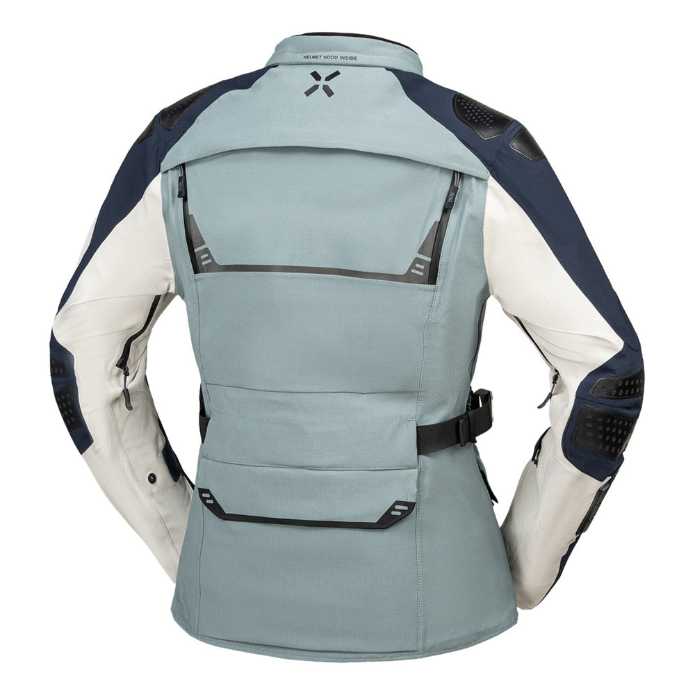 iXS Tourster-STX 2.0 WMS Laminatjacke dunkelblau-blau grau-cool grau