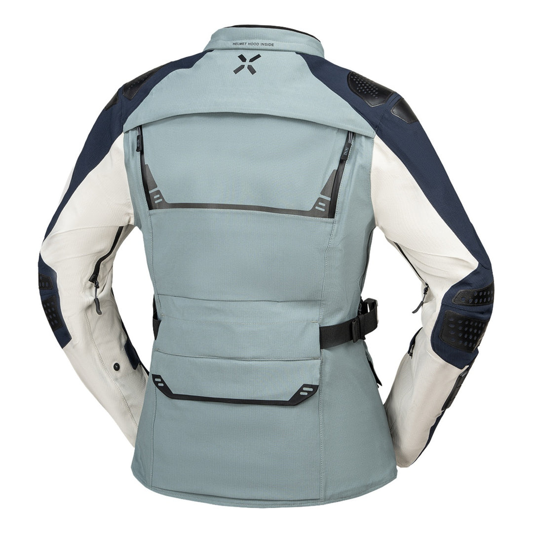 iXS Tourster-STX 2.0 WMS Laminatjacke dunkelblau-blau grau-cool grau